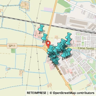 Mappa Via Torino, 13100 Vercelli VC, Italia (0.3163)
