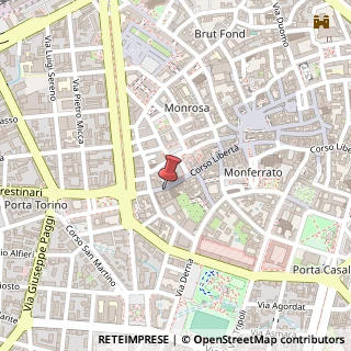 Mappa Corso Libertà, 38, 13100 Vercelli, Vercelli (Piemonte)