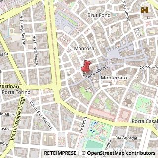 Mappa Via Vittorio Veneto,  4, 13100 Vercelli, Vercelli (Piemonte)