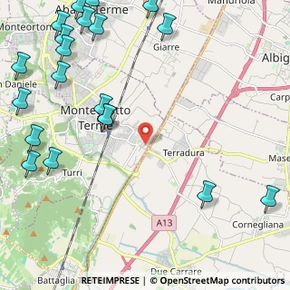 Mappa Via Po, 35036 Montegrotto Terme PD, Italia (3.2965)
