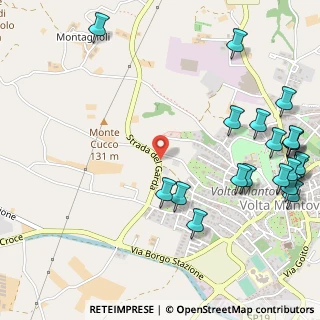 Mappa Via A. Moro, 46049 Volta mantovana MN, Italia (0.7375)