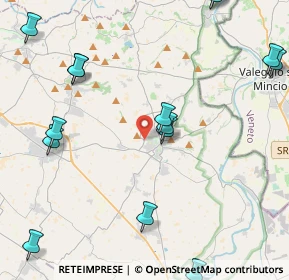 Mappa Via Aldo Moro, 46049 Volta Mantovana MN, Italia (5.83375)