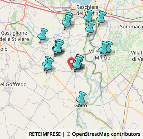 Mappa Via A. Moro, 46049 Volta mantovana MN, Italia (5.88842)