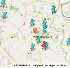 Mappa Via Aldo Moro, 46049 Volta Mantovana MN, Italia (2.25462)