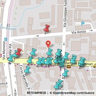 Mappa Corso Marcello Prestinari, 13100 Vercelli VC, Italia (0.07429)