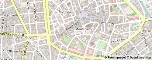 Mappa Vercelli