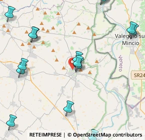 Mappa Via Tonello G., 46049 Volta Mantovana MN, Italia (5.6)