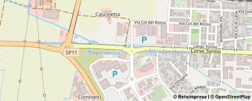 Mappa Vercelli
