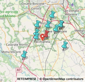 Mappa 20084 Lacchiarella MI, Italia (5.65818)