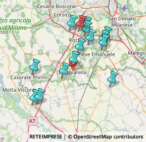 Mappa 20084 Lacchiarella MI, Italia (7.33)