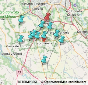 Mappa 20084 Lacchiarella MI, Italia (5.53083)