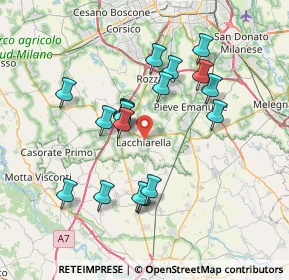 Mappa 20084 Lacchiarella MI, Italia (6.63278)