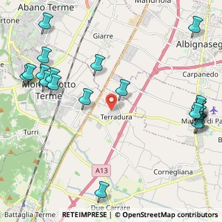 Mappa Via G. Pascoli, 35020 Terradura PD, Italia (2.934)