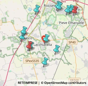 Mappa Via Dante Alighieri, 20084 Lacchiarella MI, Italia (4.51308)