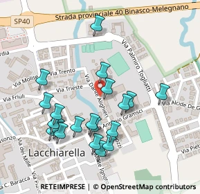 Mappa Via Dante, 20084 Lacchiarella MI, Italia (0.241)