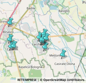 Mappa Via Dante, 20084 Lacchiarella MI, Italia (1.4775)