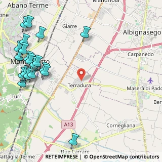 Mappa Via Centro, 35020 Terradura PD, Italia (3.058)