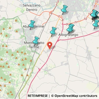 Mappa Via Centro, 35020 Terradura PD, Italia (6.79308)