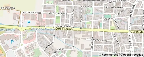 Mappa Vercelli