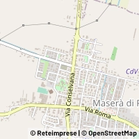 Map Maserà di Padova