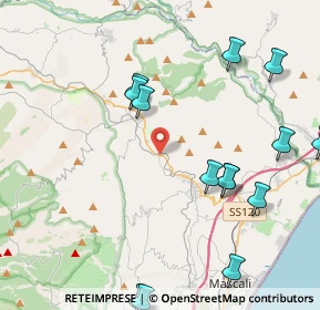 Mappa SS120, 95017 Piedimonte etneo CT, Italia (5.70786)