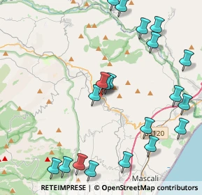 Mappa SS120, 95017 Piedimonte etneo CT, Italia (5.6425)