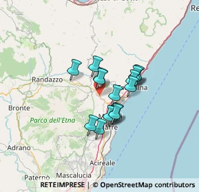 Mappa SS120, 95017 Piedimonte etneo CT, Italia (10.07125)