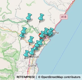 Mappa Via Trifilò Soldato, 95011 Calatabiano CT, Italia (5.51867)