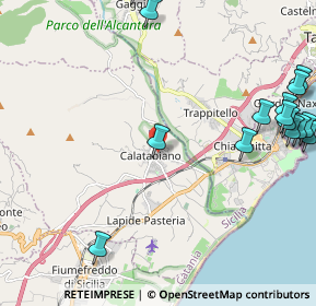 Mappa Via Trifilò Soldato, 95011 Calatabiano CT, Italia (3.33867)