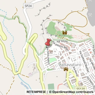 Mappa Via Silvio Pellico,  7, 90138 Caltavuturo, Palermo (Sicilia)