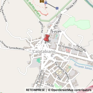 Mappa Piazza Vittorio Emanuele, 34, 95011 Calatabiano, Catania (Sicilia)