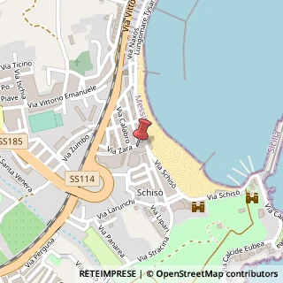 Mappa Via Zara, 4, 98035 Giardini Naxos, Messina (Sicilia)