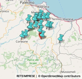 Mappa Via Principe Amedeo, 90030 Campofelice di Fitalia PA, Italia (13.1135)