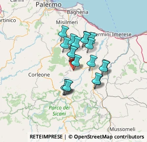 Mappa Via Principe Amedeo, 90030 Campofelice di Fitalia PA, Italia (10.602)