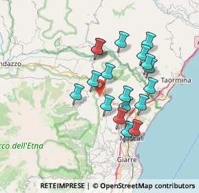 Mappa Contrada Arrigo, 95015 Linguaglossa CT, Italia (6.76611)