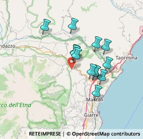Mappa Contrada Arrigo, 95015 Linguaglossa CT, Italia (6.40538)