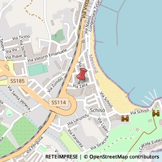 Mappa Via zara 30, 98030 Giardini Naxos, Messina (Sicilia)