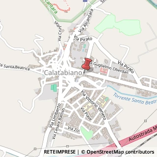 Mappa Via Garibaldi, 44, 95011 Calatabiano, Catania (Sicilia)