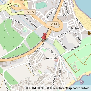 Mappa Via Consolare Valeria, 58, 98035 Giardini Naxos, Messina (Sicilia)