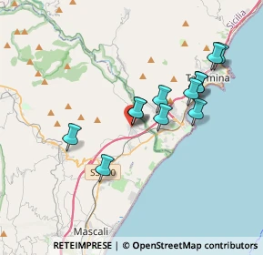 Mappa Vicolo Calabrese, 95011 Calatabiano CT, Italia (3.56667)