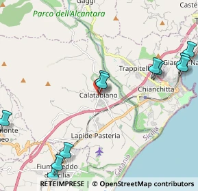 Mappa Vicolo Calabrese, 95011 Calatabiano CT, Italia (3.01091)