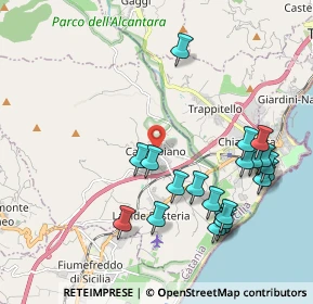 Mappa Vicolo Calabrese, 95011 Calatabiano CT, Italia (2.463)