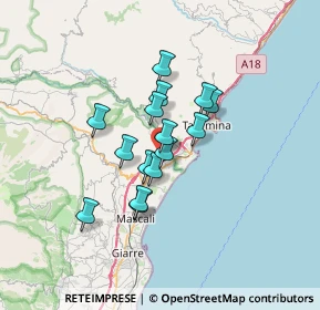 Mappa Vicolo Calabrese, 95011 Calatabiano CT, Italia (5.304)