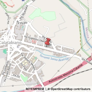 Mappa Via Garibaldi, 185, 95011 Calatabiano, Catania (Sicilia)