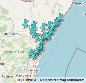 Mappa Via Guglielmo Oberdan, 95011 Calatabiano CT, Italia (10.649)