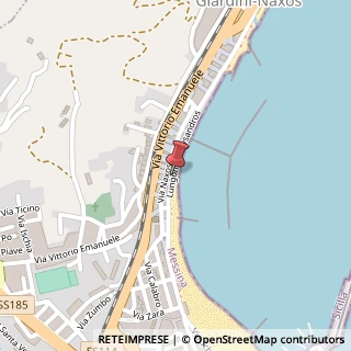 Mappa Lungomare Tysandros, 84, 98035 San Filippo del Mela, Messina (Sicilia)