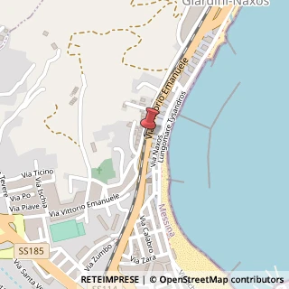 Mappa Via vittorio emanuele 286, 98030 Giardini Naxos, Messina (Sicilia)