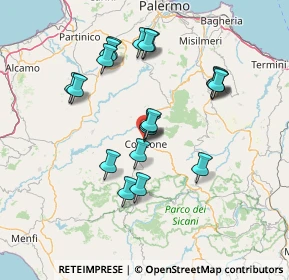 Mappa Via Leo Castro, 90034 Corleone PA, Italia (15.1865)