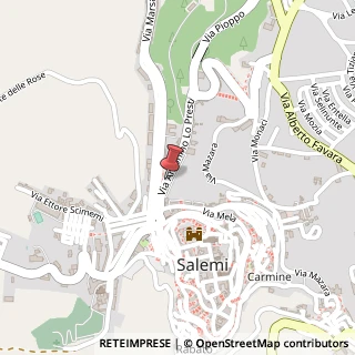 Mappa Via Antonino Lo Presti, 52, 91018 Salemi TP, Italia, 91018 Salemi, Trapani (Sicilia)