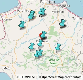 Mappa Via S. Aldisio, 90034 Corleone PA, Italia (15.187)
